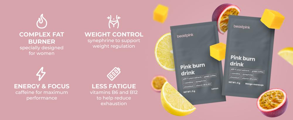 Pink Burn Drink - GymBeam