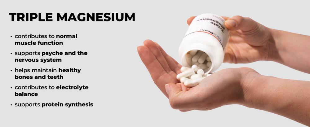 Effects and benefits of Triple Magnesium - GymBeam
