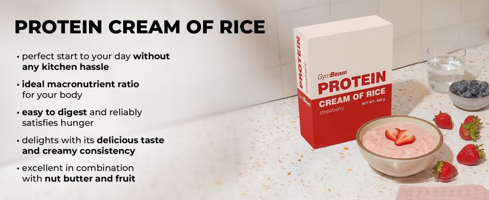 Features and benefits of protein rice porridge - GymBeam