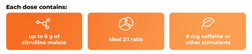 What the NO pre workout Citrulline Malate - GymBeam contains