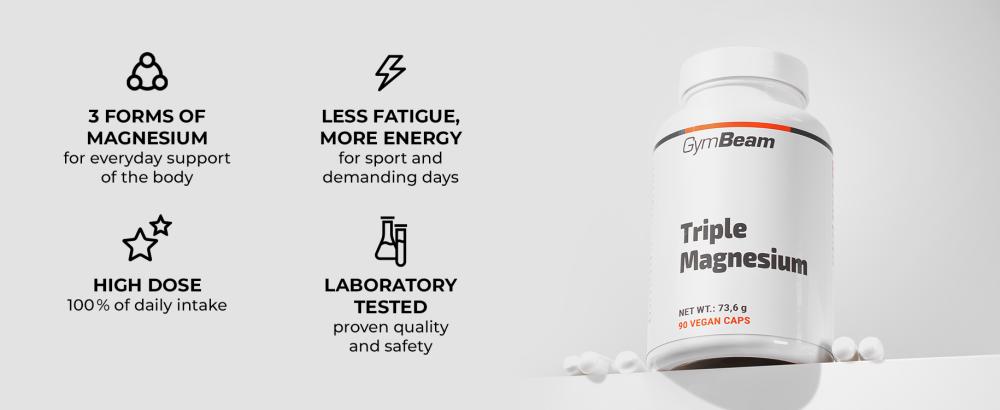 Key benefits of Triple Magnesium - GymBeam