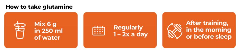 How to take L-Glutamine - GymBeam