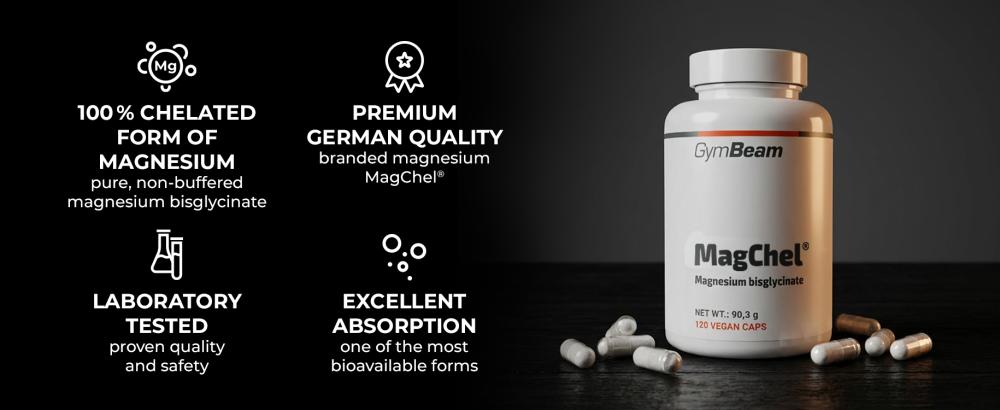 Magnesium Bisglycinate (MagChel®) - GymBeam