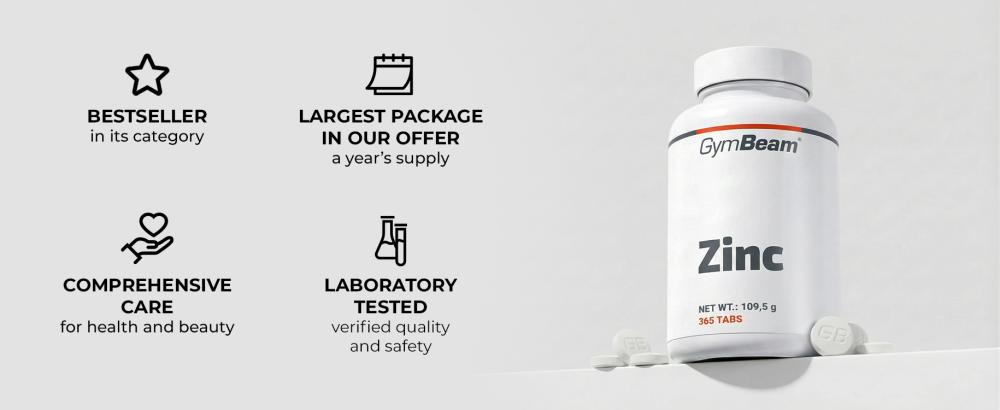 Benefits and properties of Zinc - GymBeam