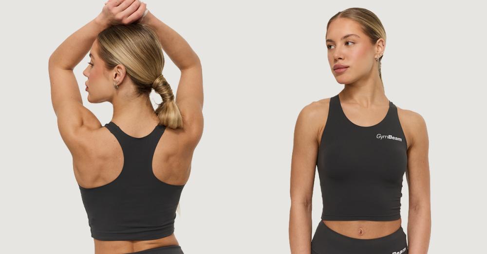 Women's BEAT Sports Top Black - GymBeam