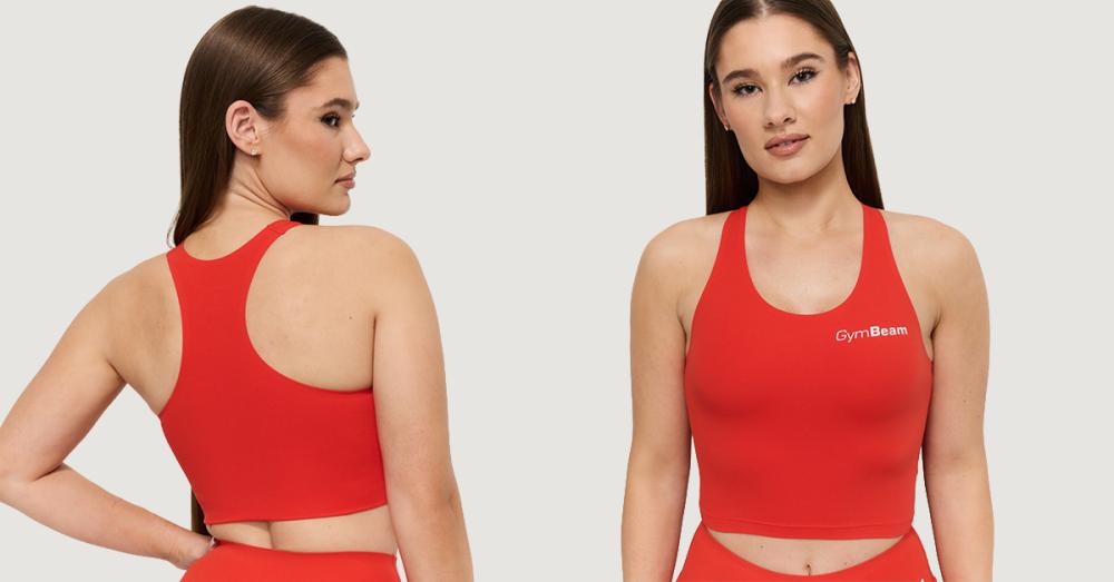 Women's BEAT Sports Top Tangerine - GymBeam