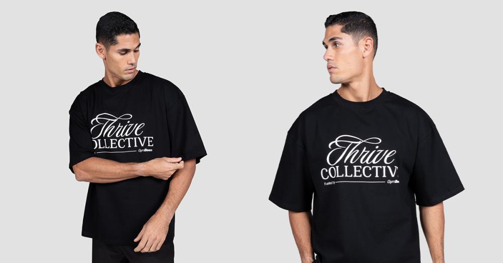 Thrive T-shirt Black - GymBeam