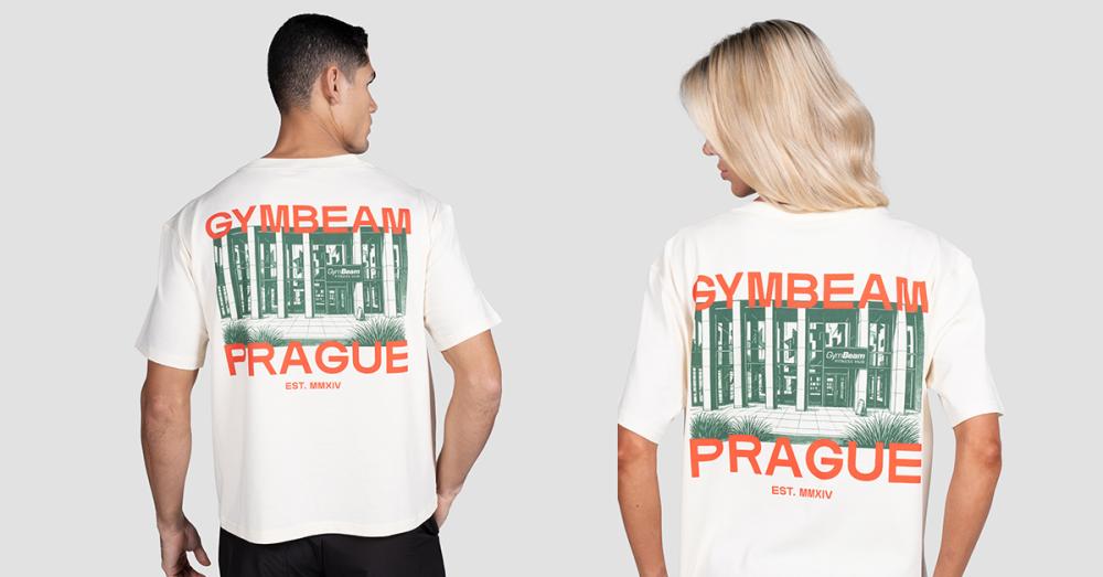 T-shirt Prague Cream - GymBeam