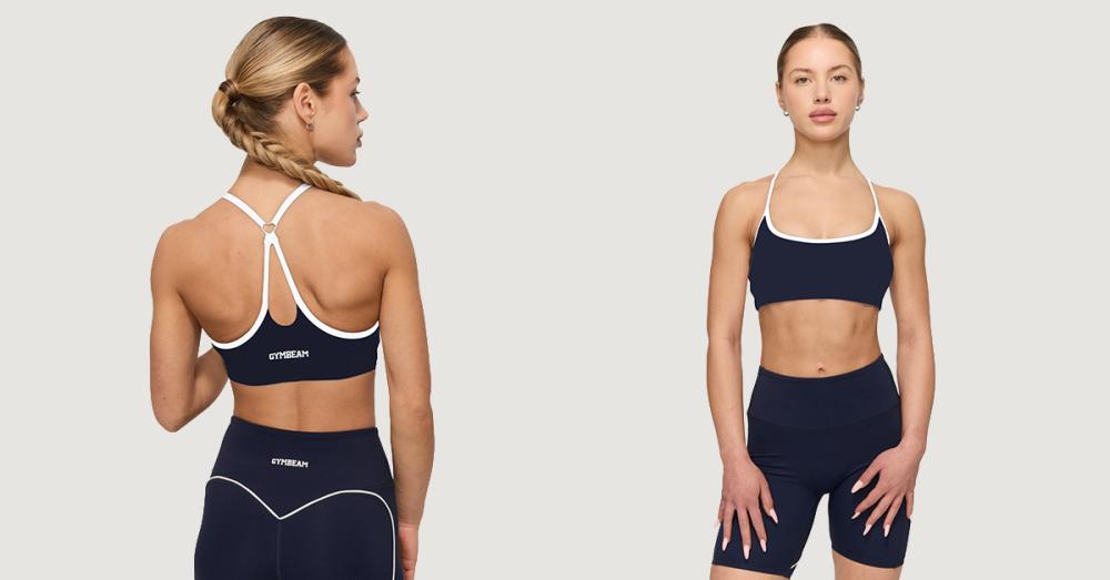 Varsity Sports Bra Blue - GymBeam