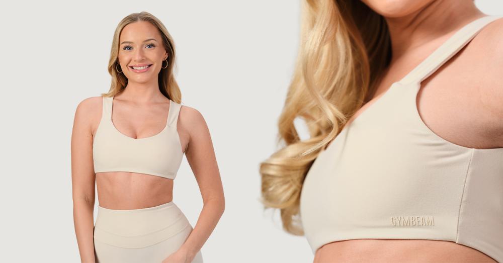 NEO Sports Bra Almond - GymBeam