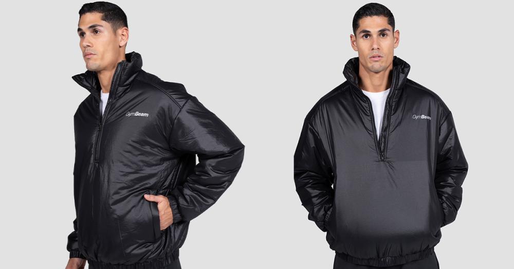 Jacket 1/2 Zip Prime Black - GymBeam