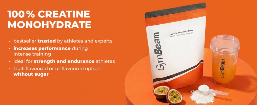Effects of 100 % Creatine Monohydrate - Gymbeam