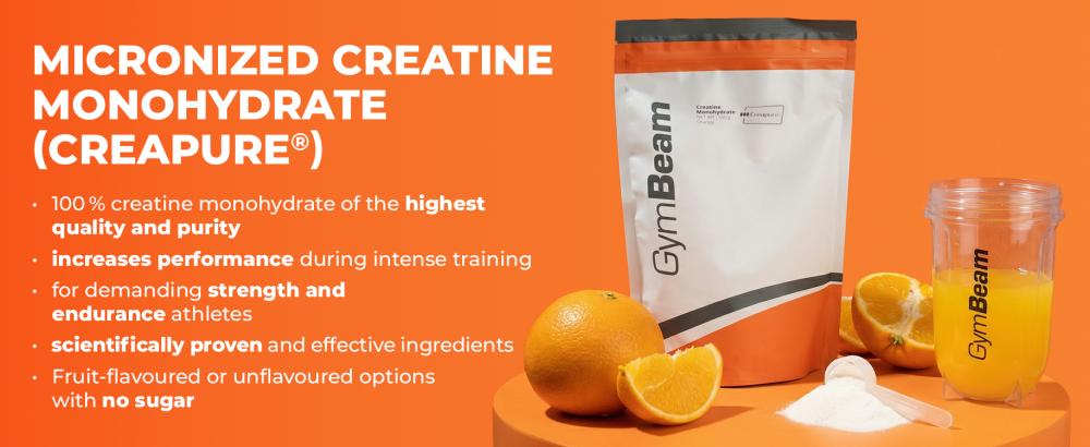 Effects of 100% Micronised Creatine Monohydrate (Creapure®) - GymBeam