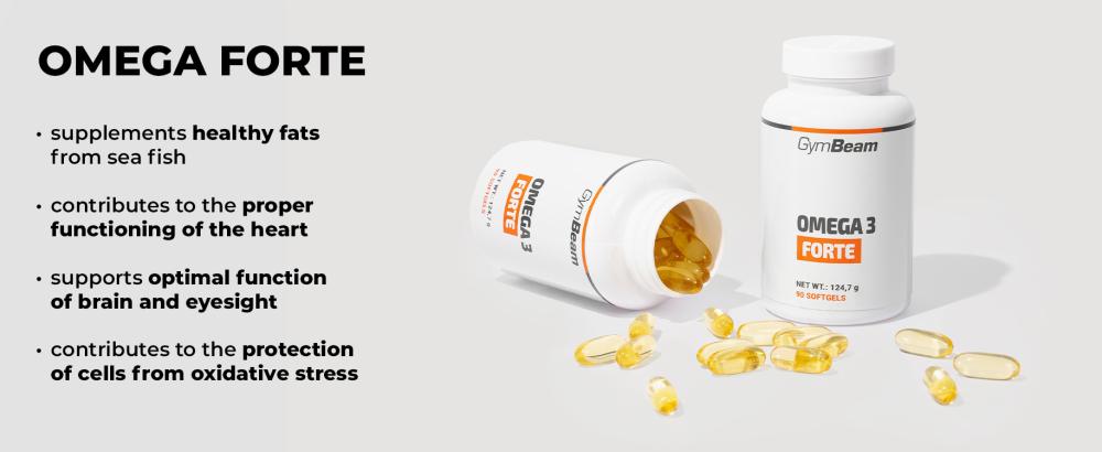 Effects of Omega 3 Forte - GymBeam