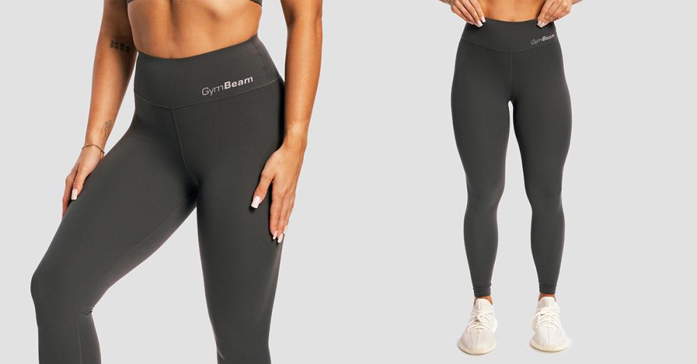 Women's BEAT Leggings Charcoal - GymBeam