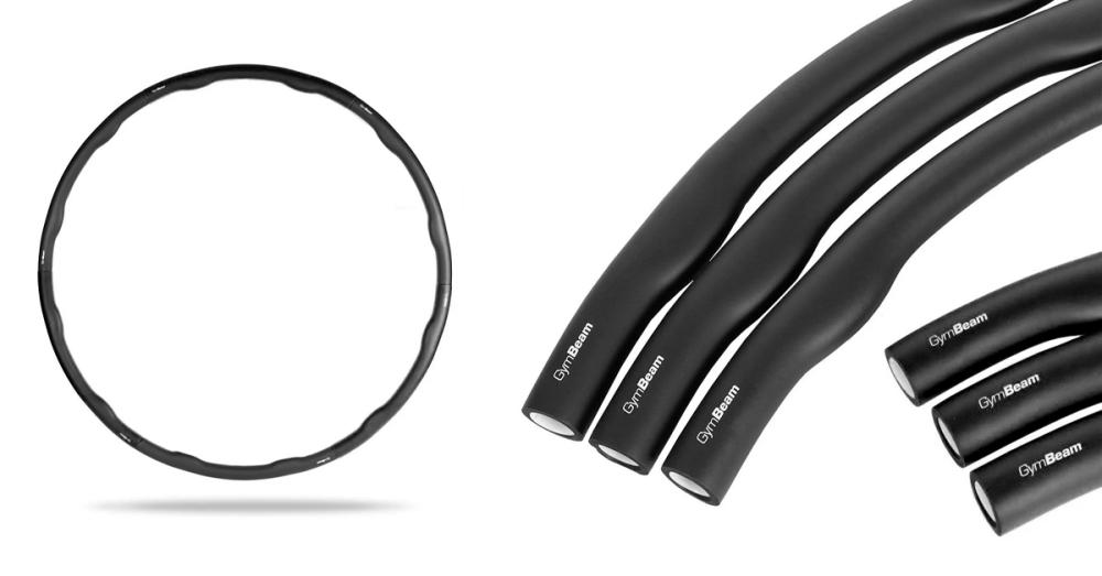 Hula Hoop Hoop Black - GymBeam