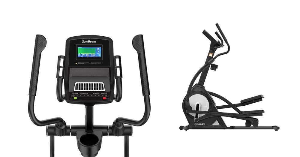 Elliptical Stepper Machine Black - GymBeam