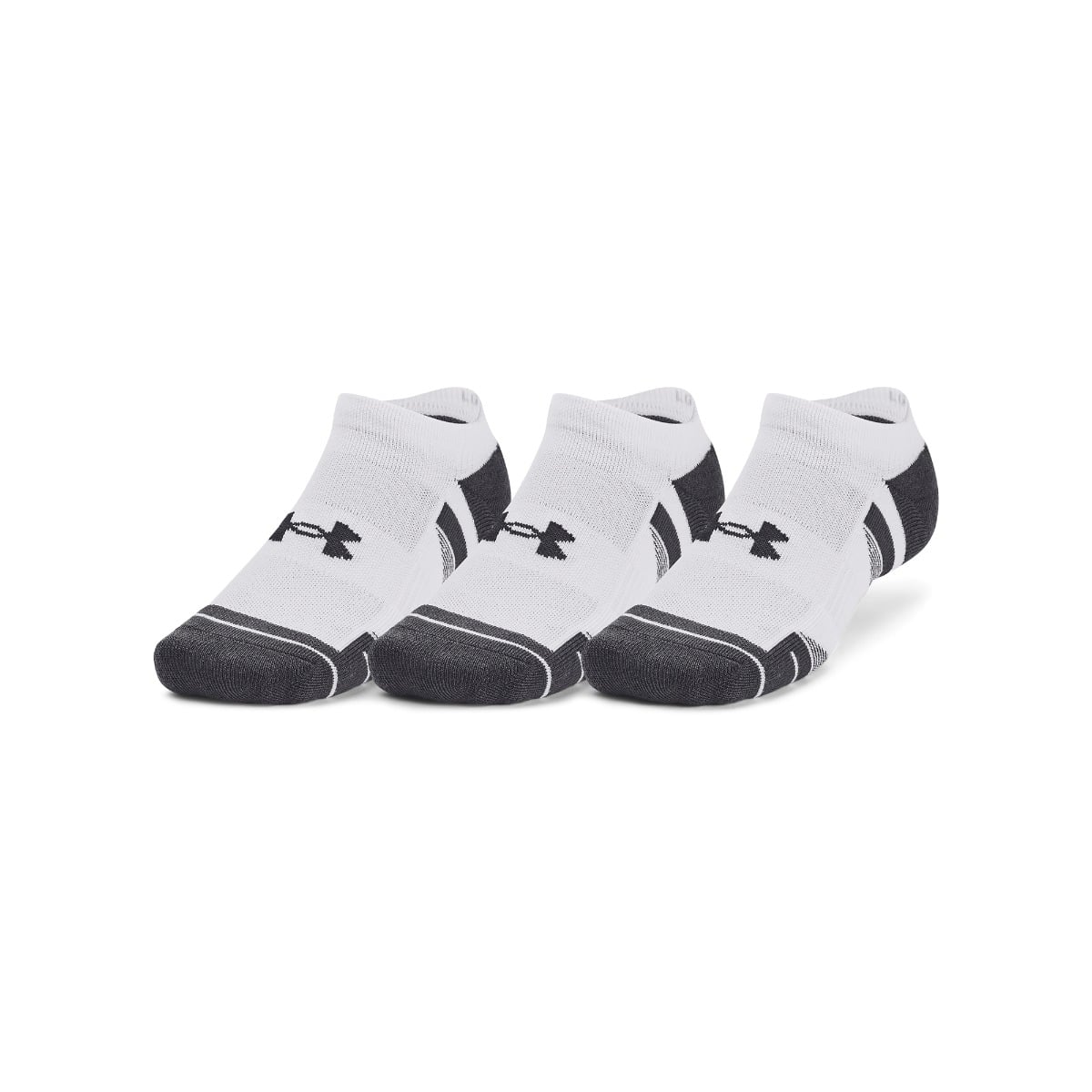 Performance Tech 3pk NS White Socks - Under Armour 1