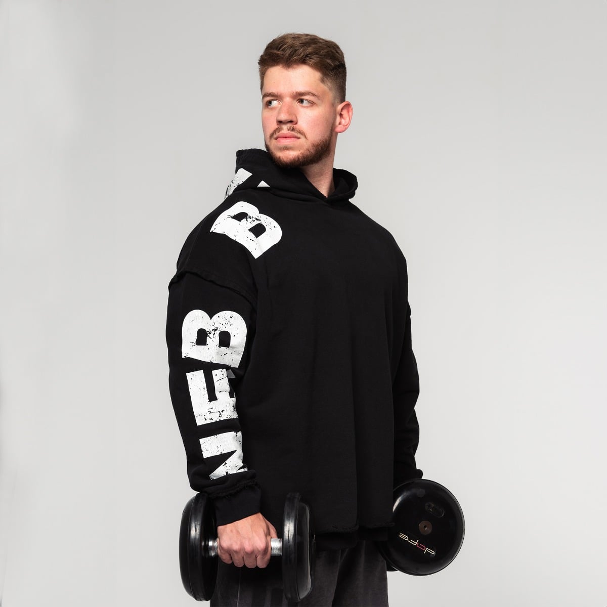 NO BS Hoodie Black - NEBBIA