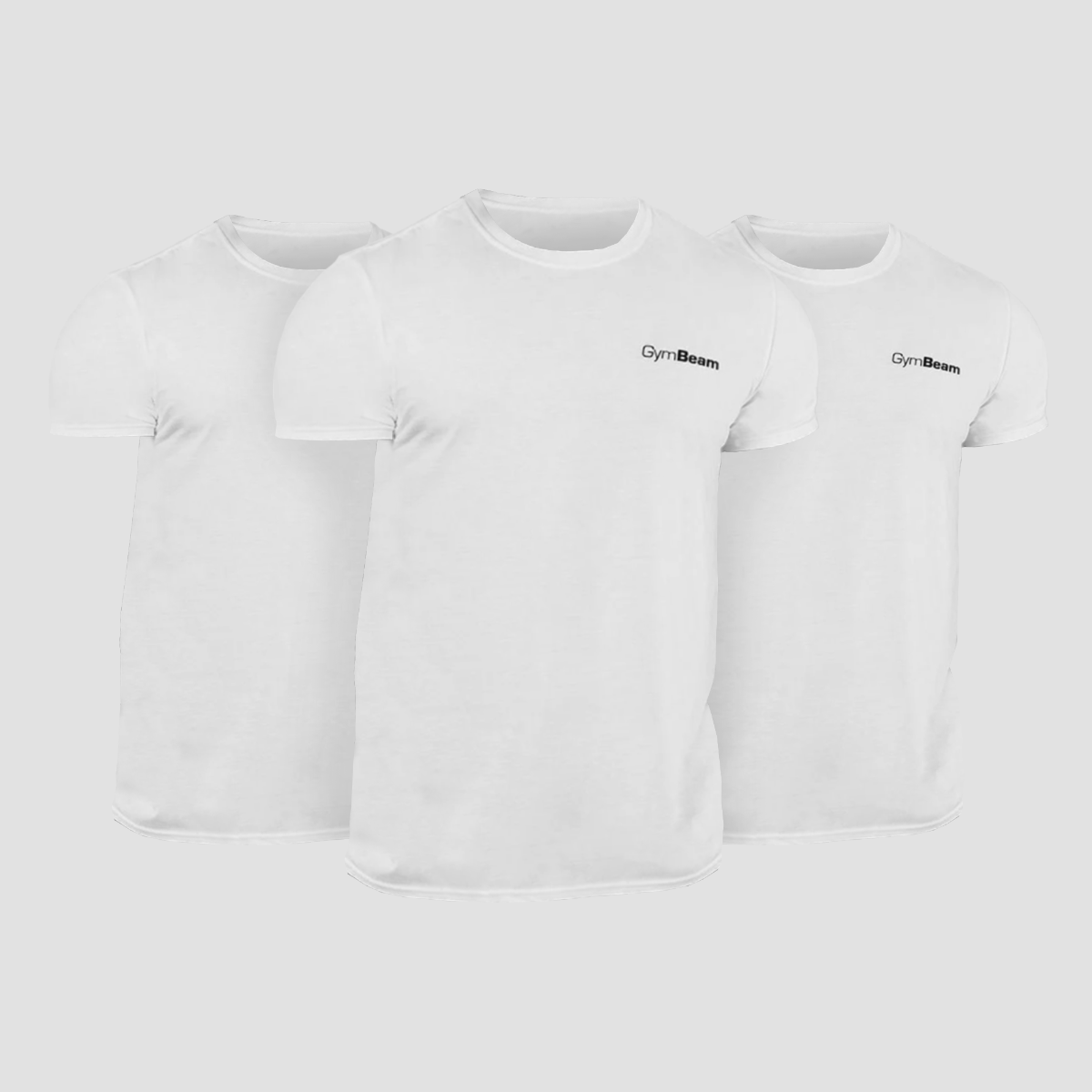T-shirt Basic 3Pack White - GymBeam