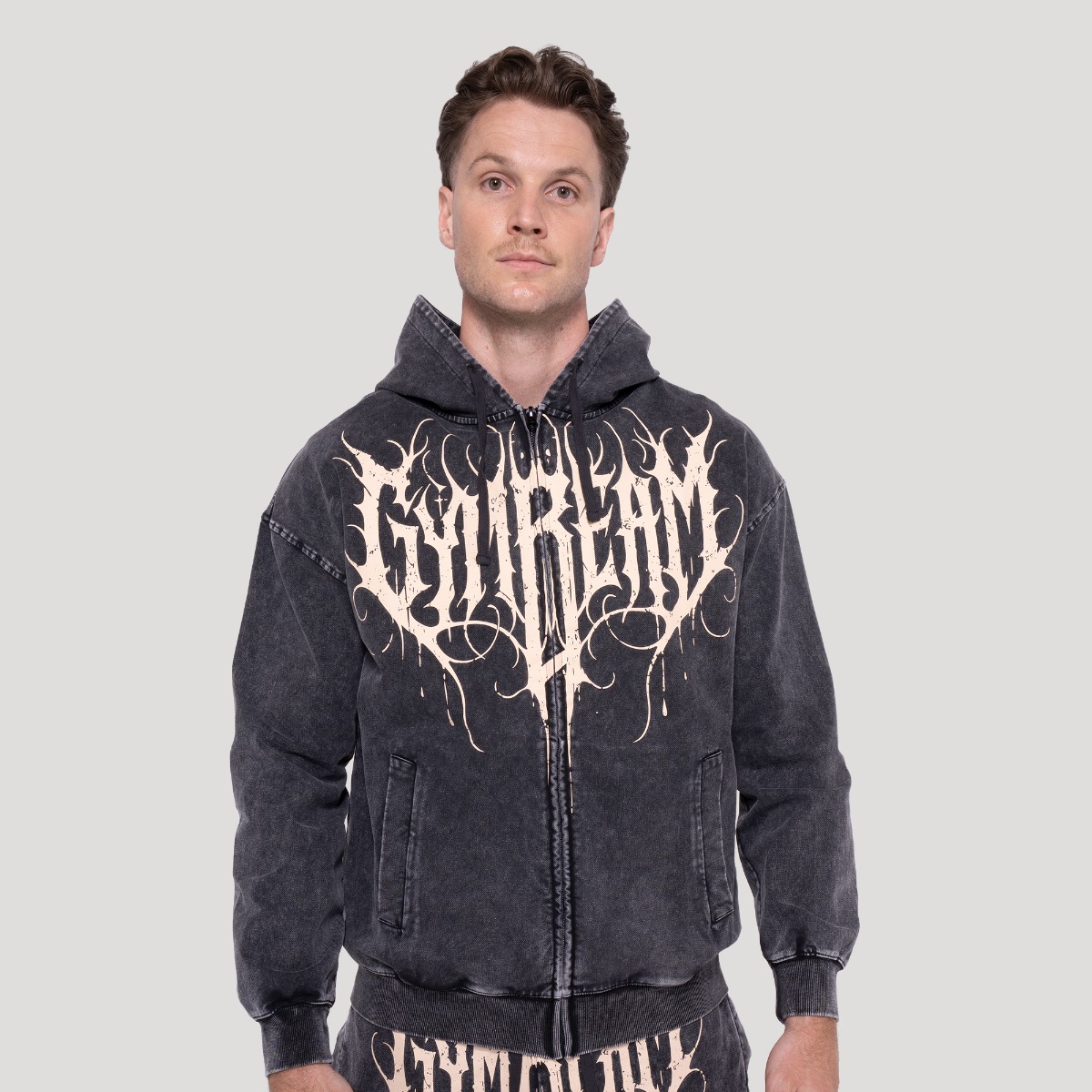 Abyss Hoodie Charcoal - GymBeam
