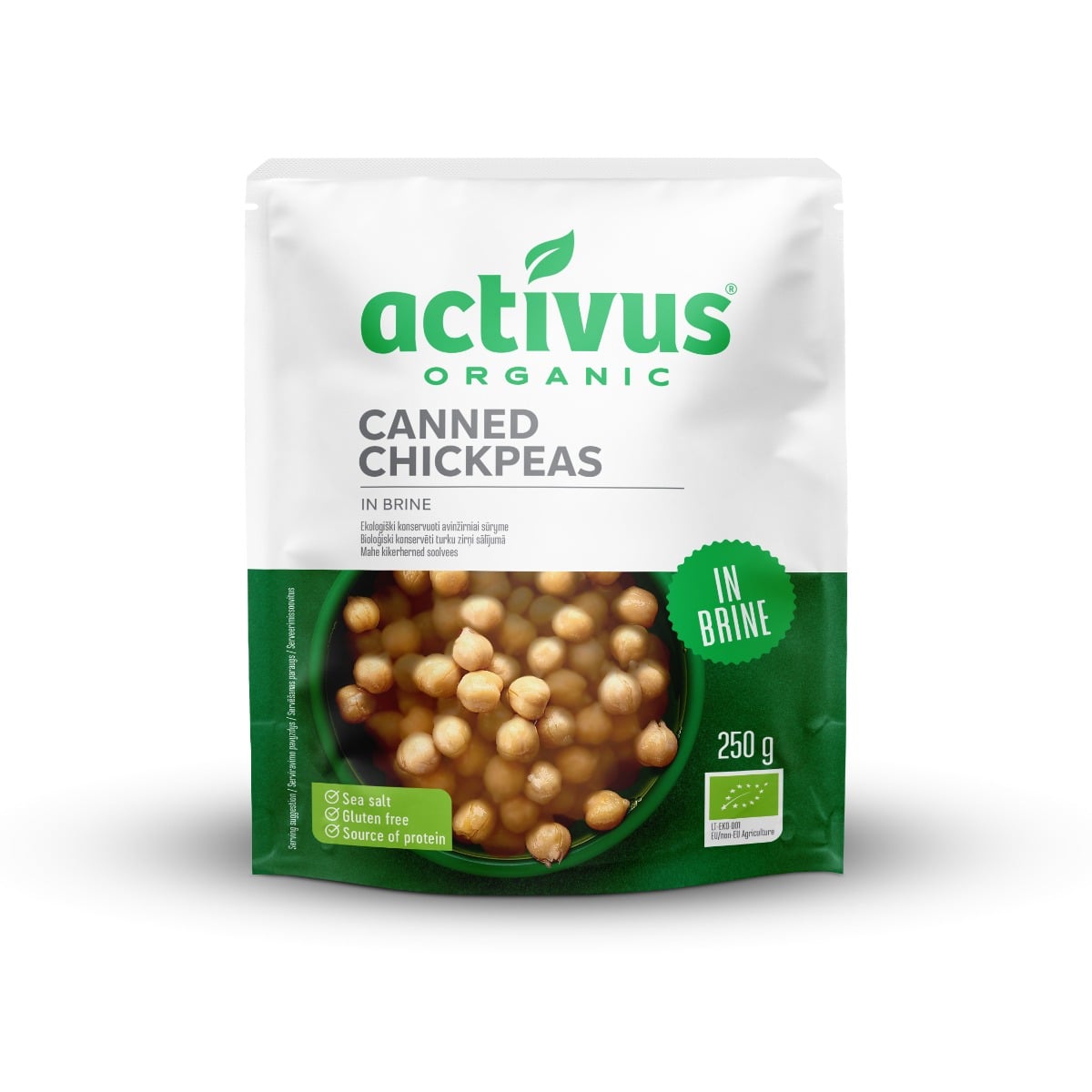 Organic Chickpeas in brine - Activus