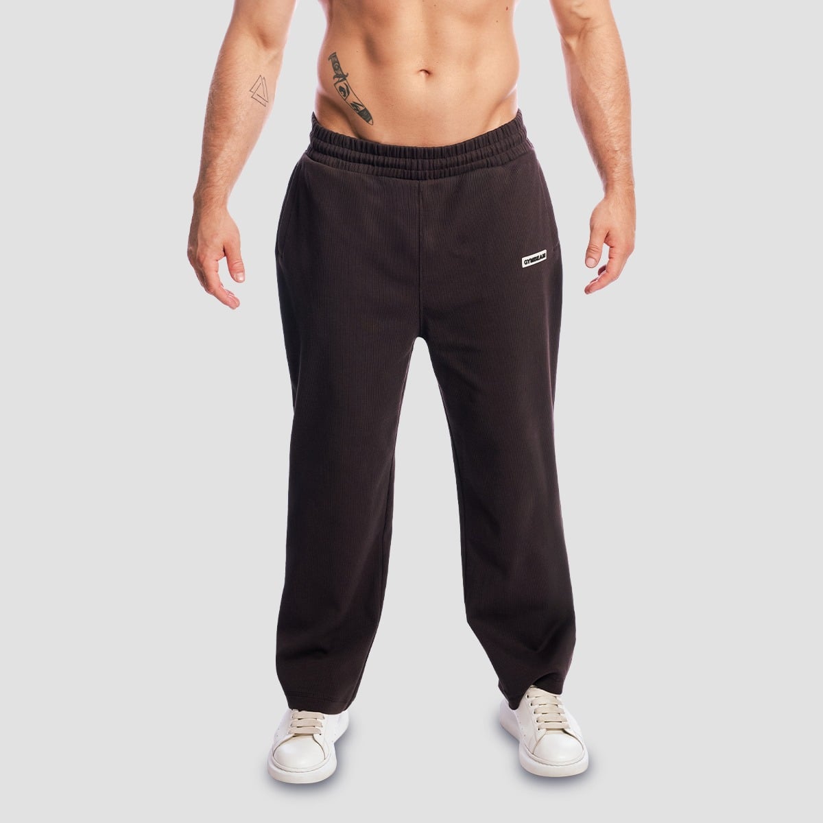 Aura Joggers Tee Brown - GymBeam