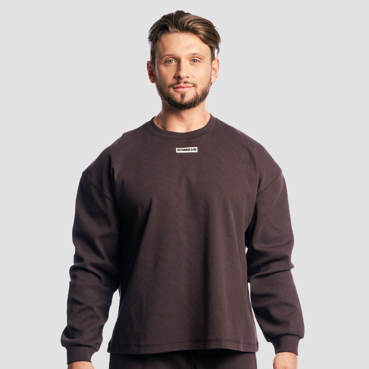 Aura Jumper Tee Brown - GymBeam