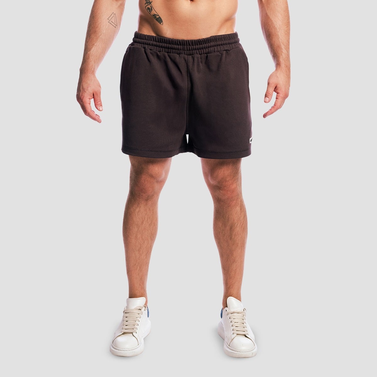 Aura Shorts Tee Brown - GymBeam