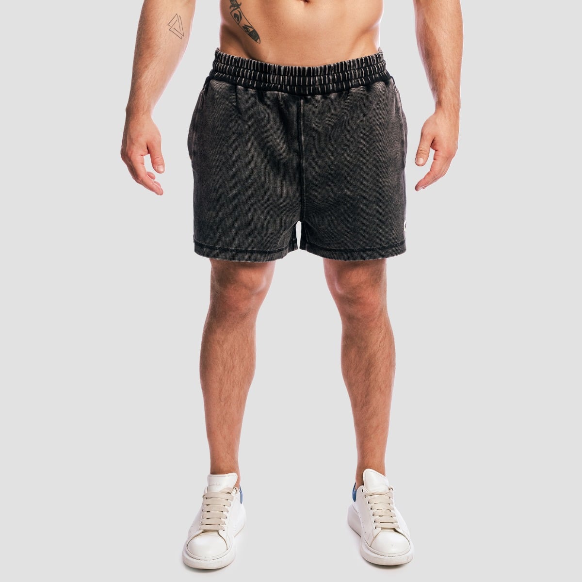 Aura Shorts Washed Black - GymBeam
