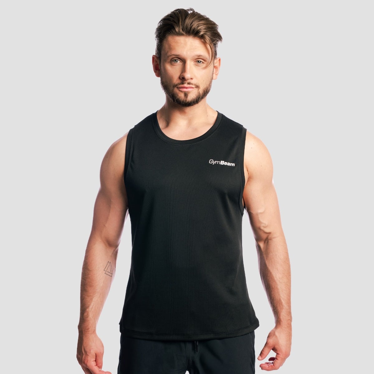 Base Mesh Tanktop Black - GymBeam