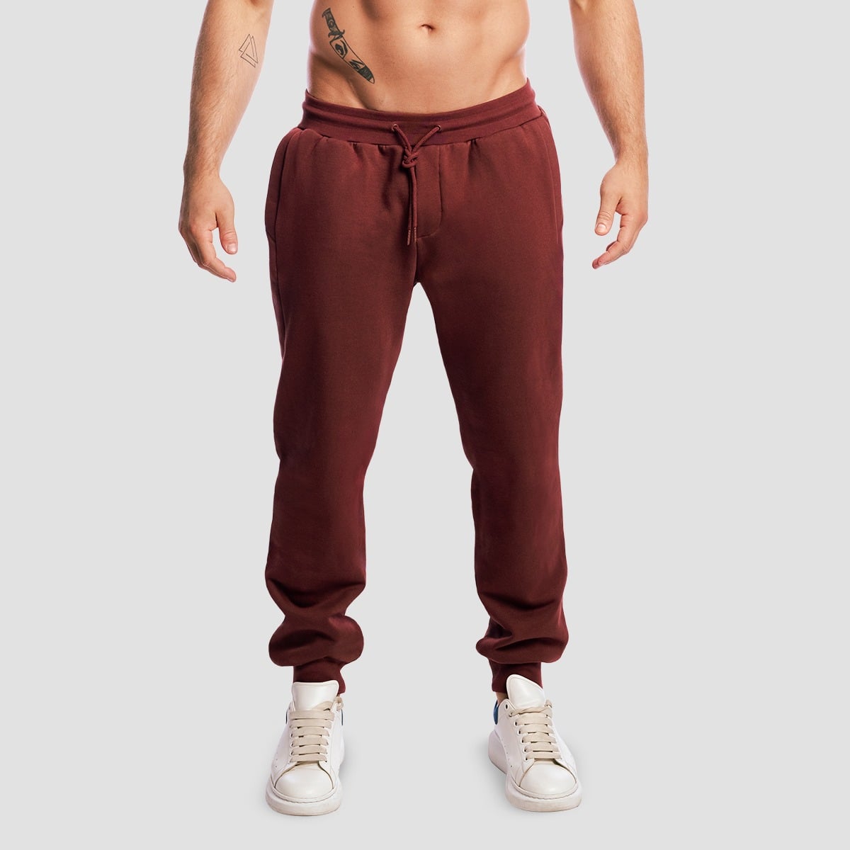 Base Sweatpants Cherrywood - GymBeam