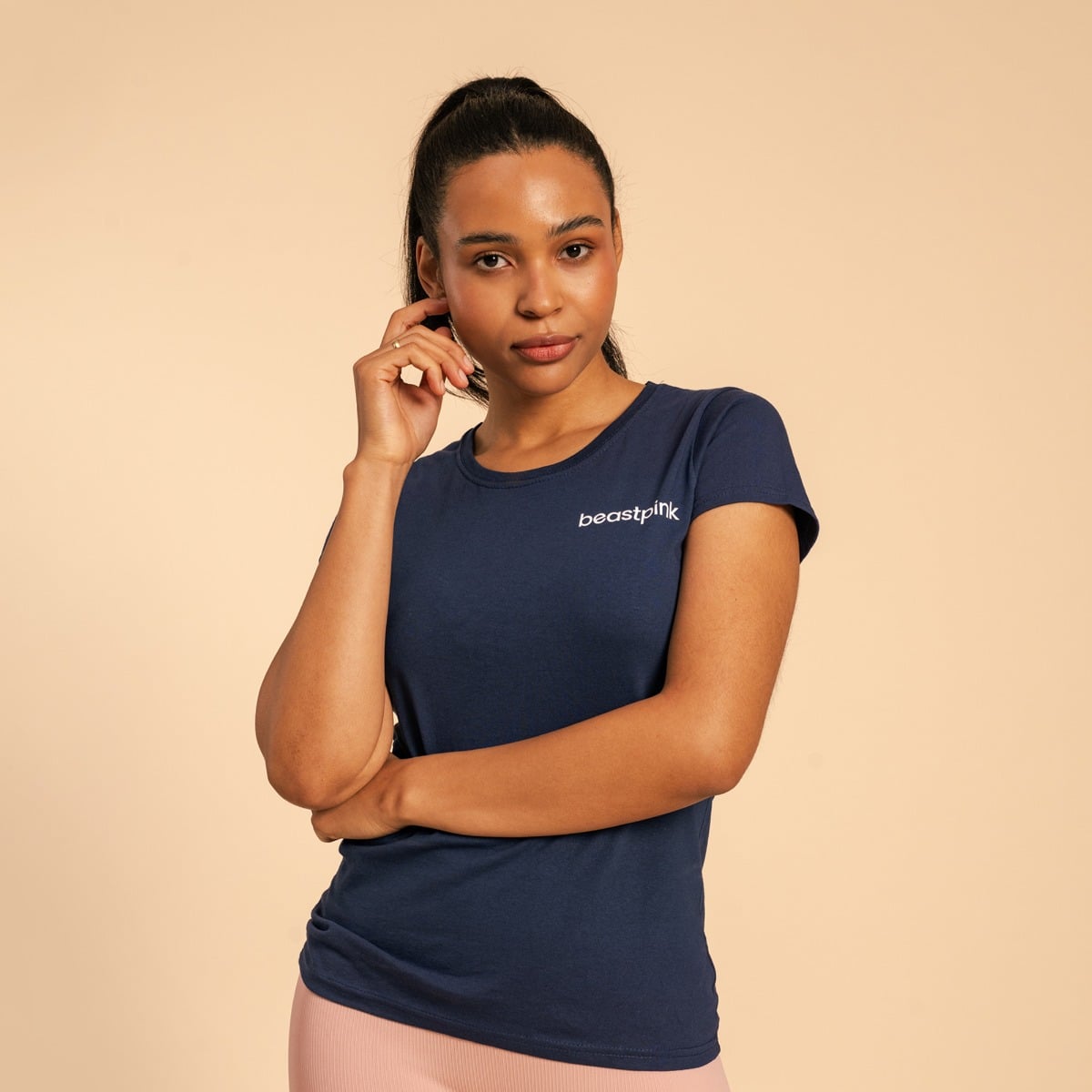 Women‘s BeastPink T-Shirt Navy - BeastPink