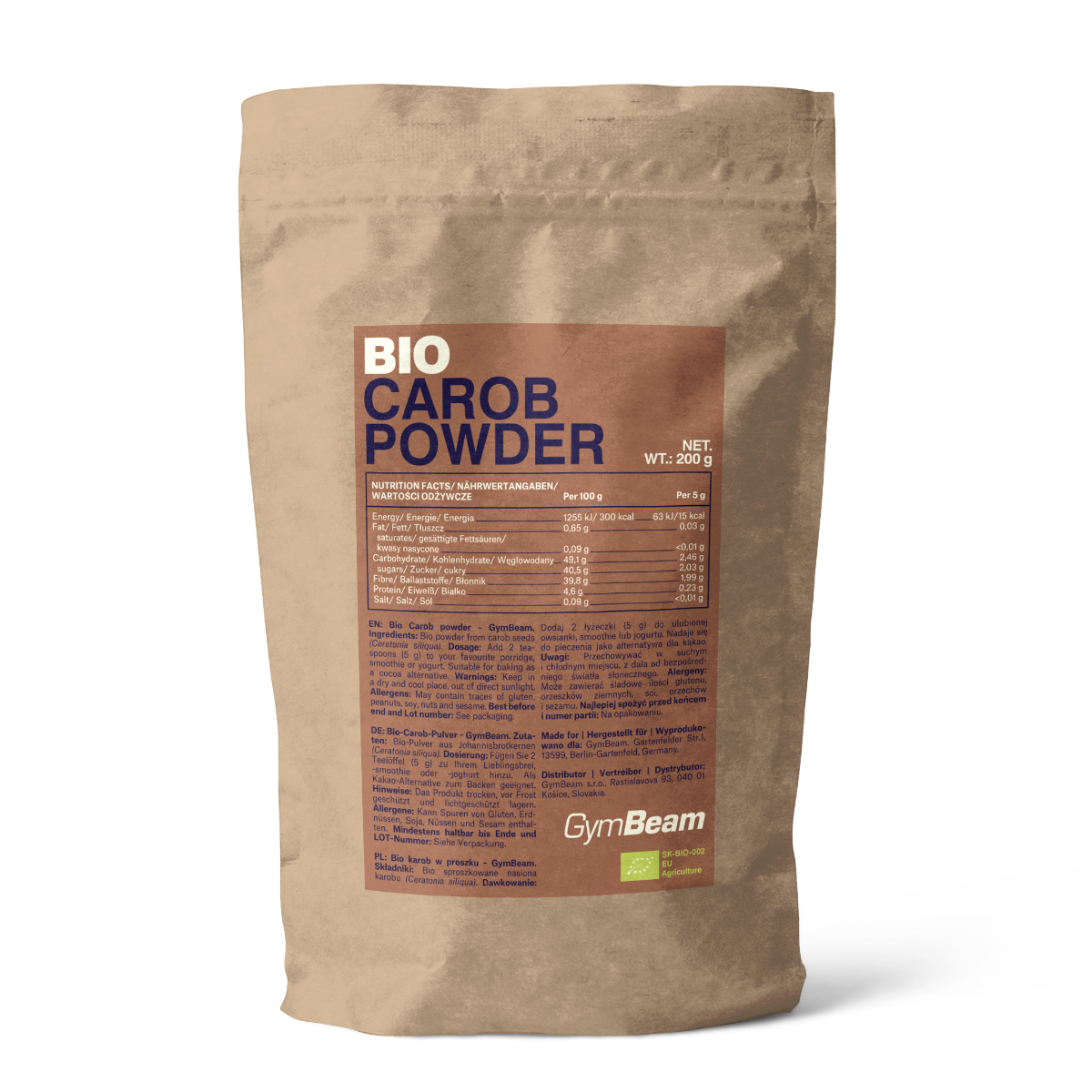 BIO Carob Powder - GymBeam