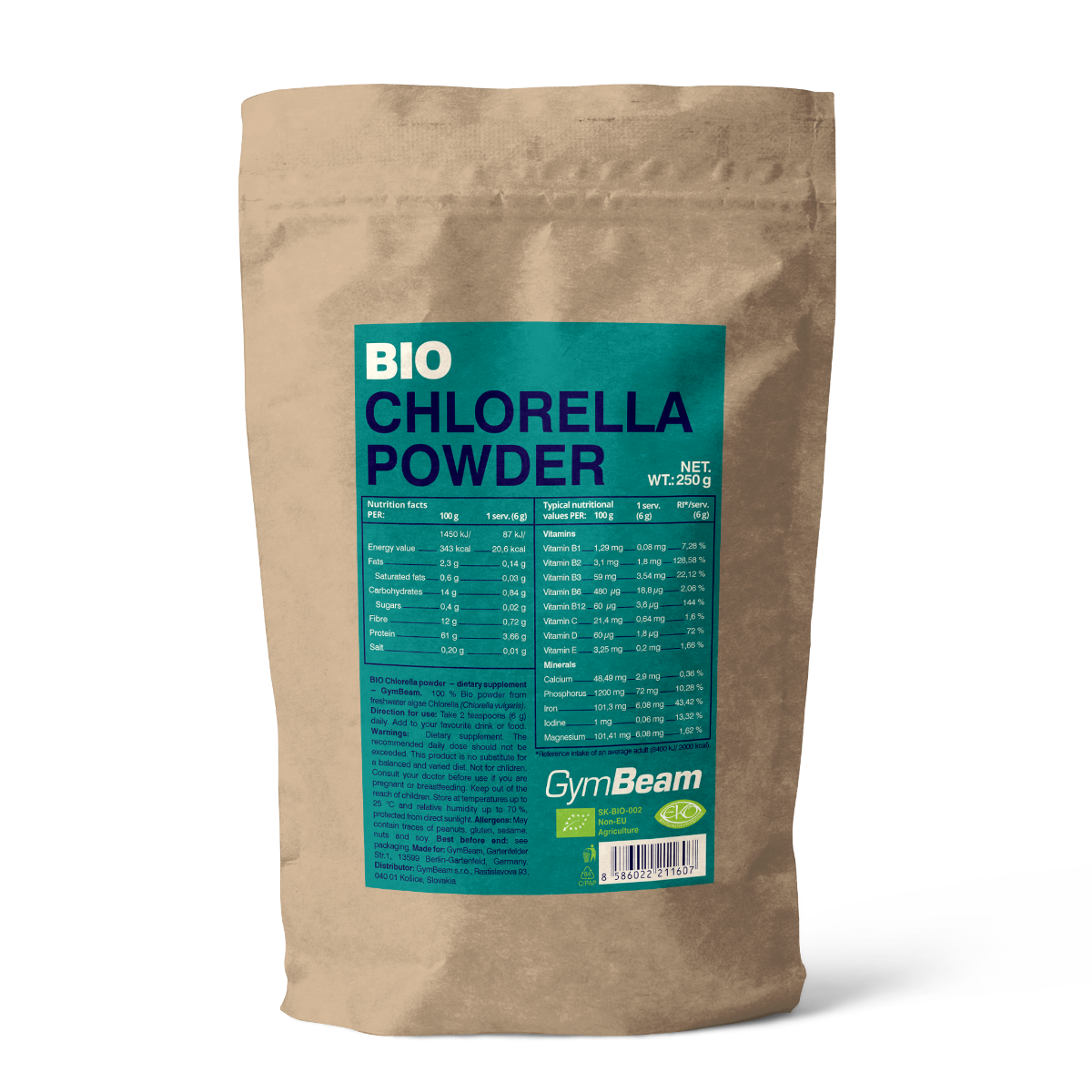 BIO Chlorella Powder - GymBeam
