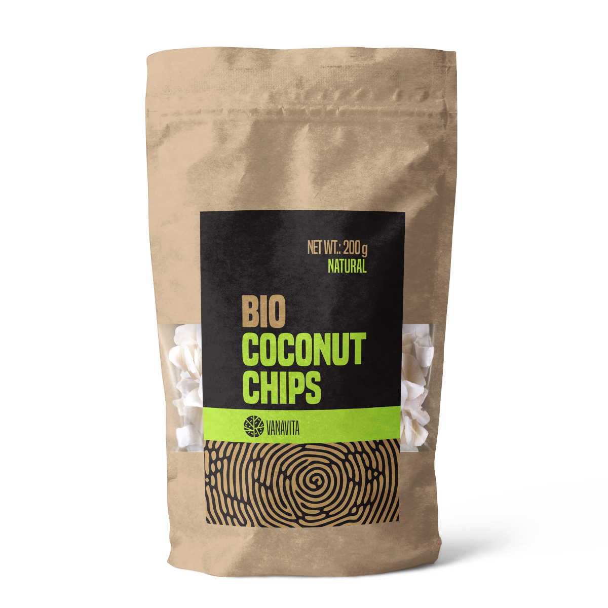 BIO Natural Coconut Chips - VanaVita