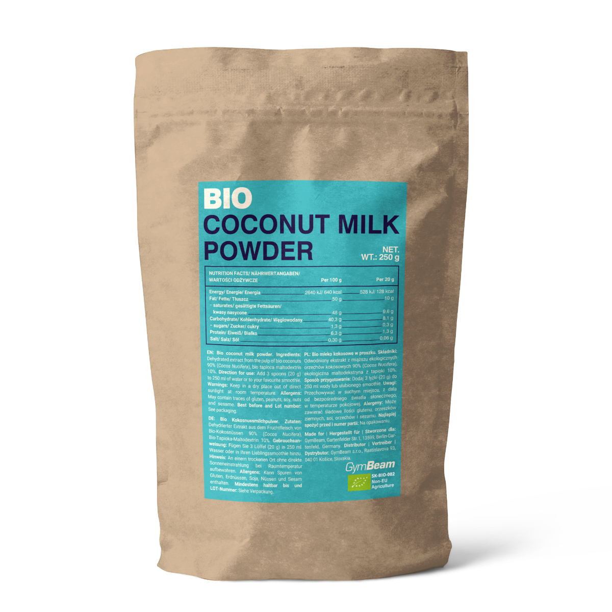 BIO Coconut Milk Powder - GymBeam
