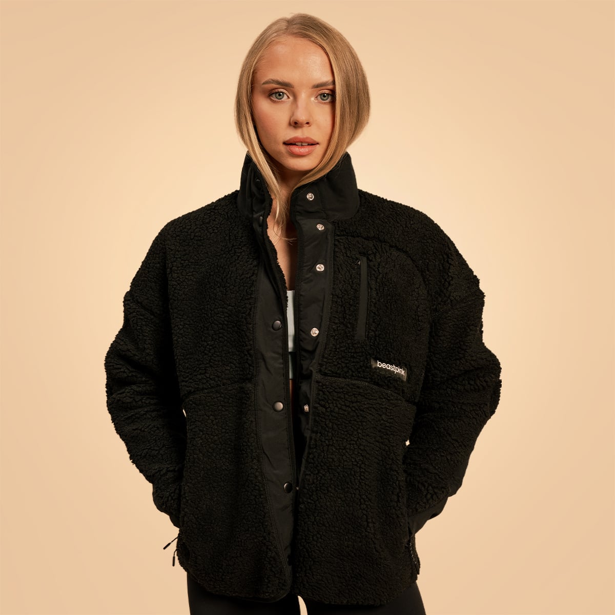 Women‘s Bliss Jacket Black - BeastPink