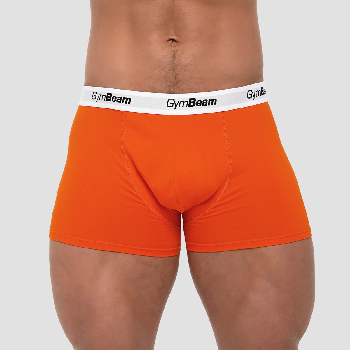 Men‘s Essentials Boxers 3Pack Orange - GymBeam