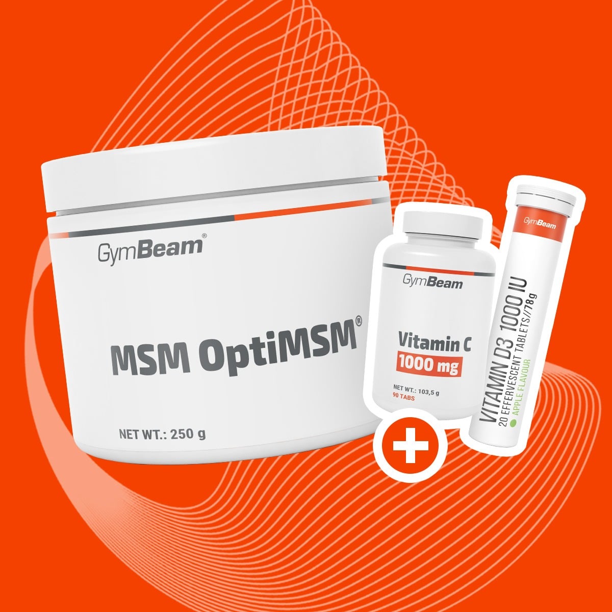 MSM OptiMSM® - GymBeam + gifts