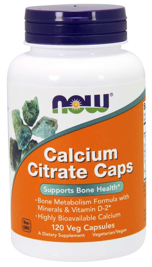Calcium Citrate 120 caps - NOW Foods