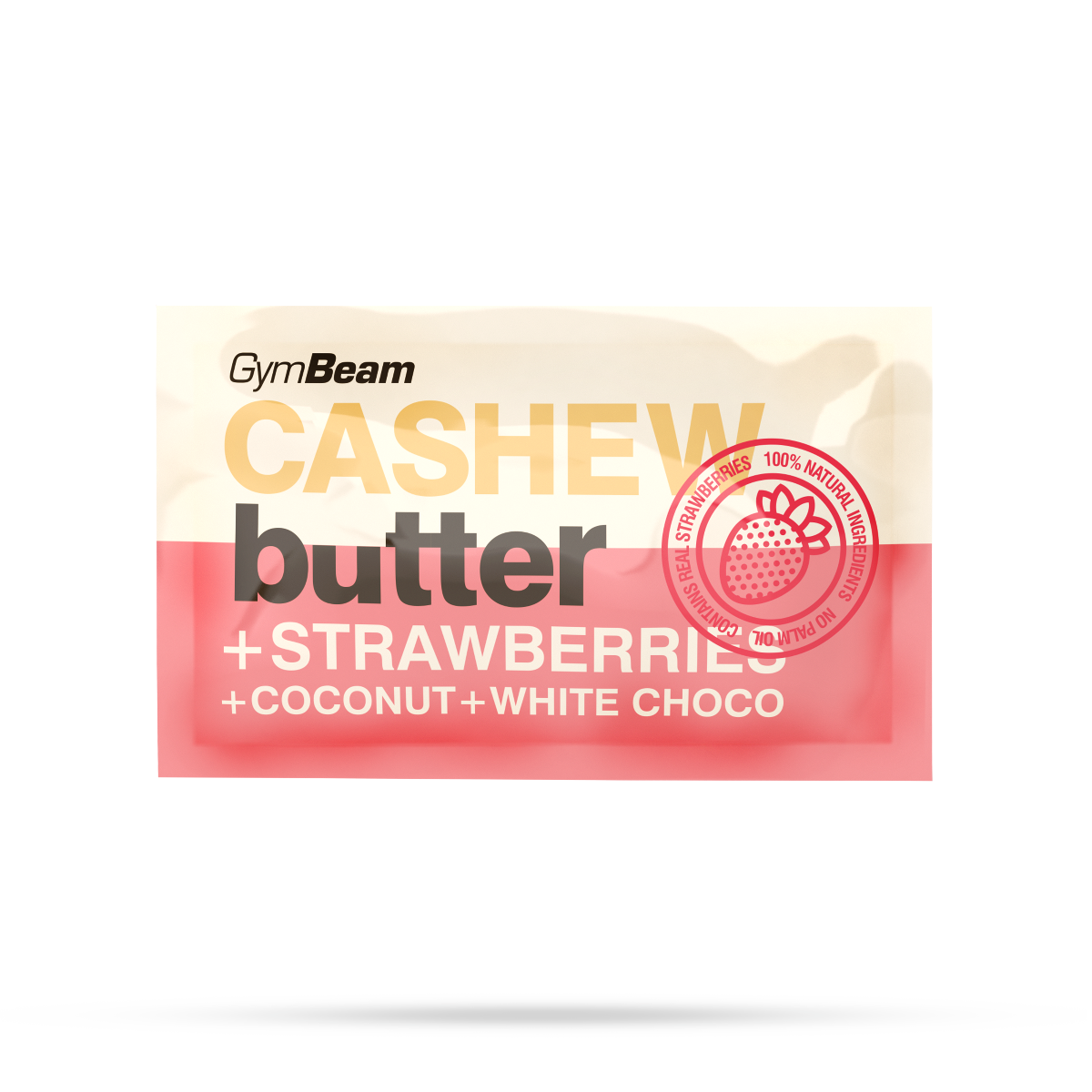 Cashew Butter with Coconut, White Choco and Strawberries Sample - GymBeam
