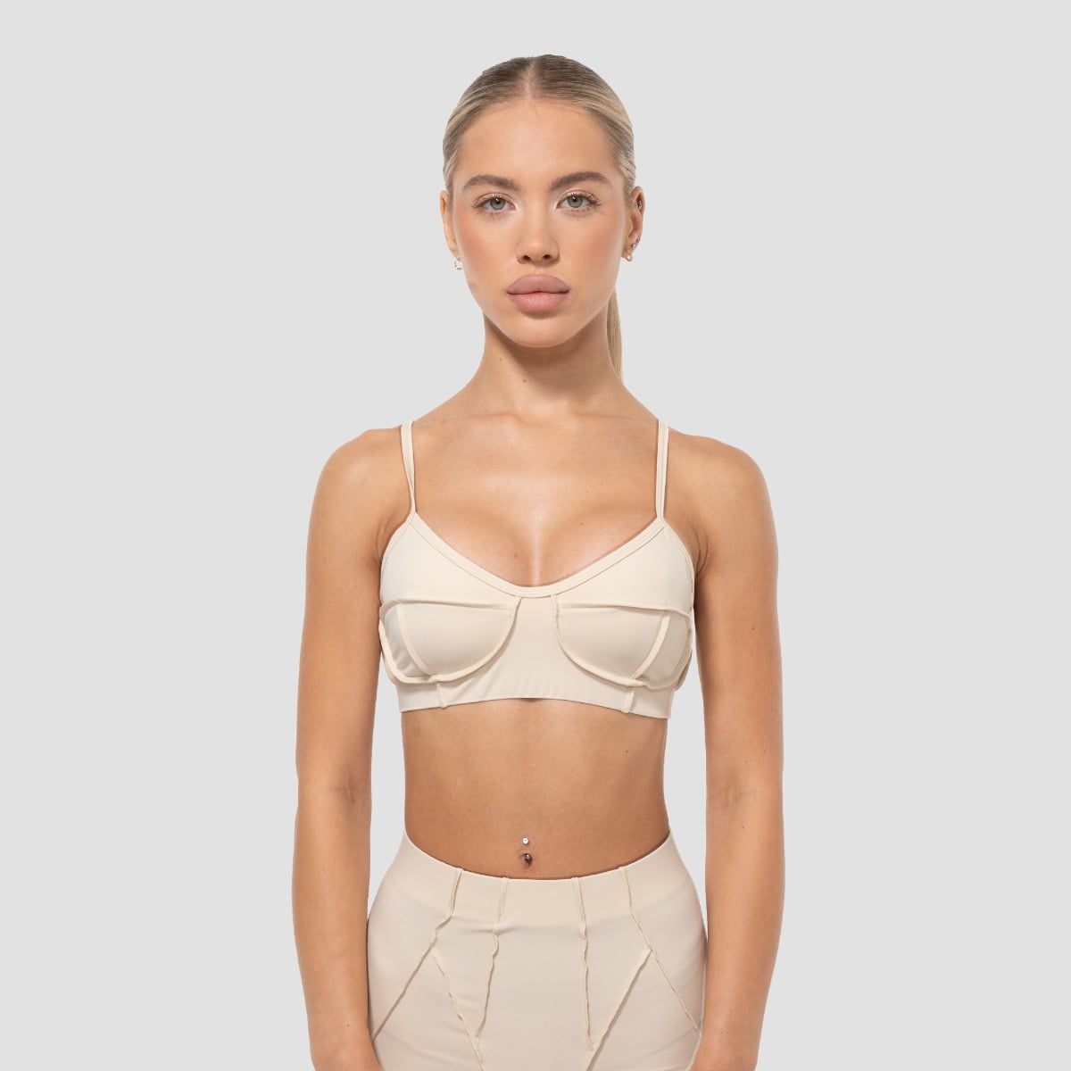 Cosmo Sports Bra Cream - GymBeam
