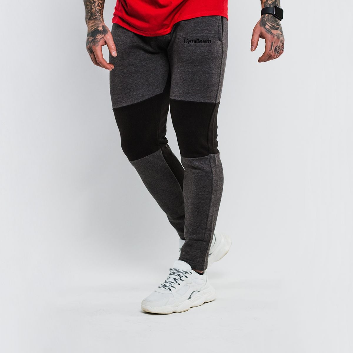 Men's Flexin Sweatpants Grey - GymBeam 