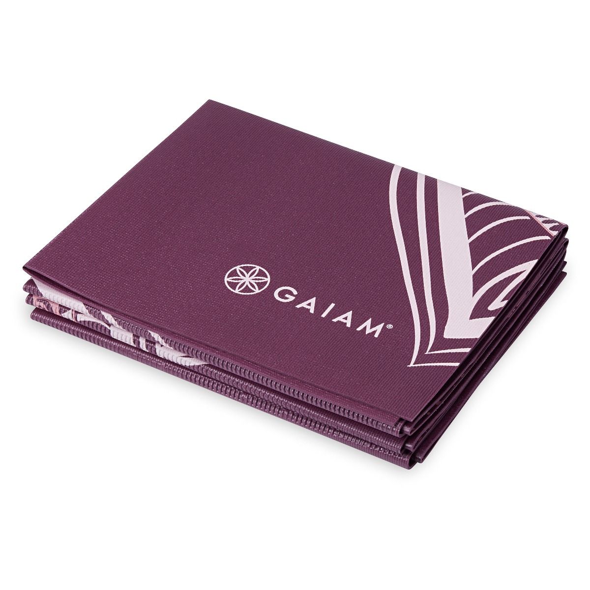 Foldable Yoga Mat Cranberry - GAIAM