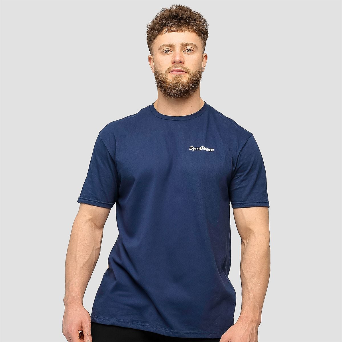 Basic T-Shirt Navy Blue - GymBeam | GymBeam.com