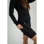 Women‘s Nova Zip Up Hoodie Black - STRIX S
