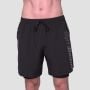 2in1 Shorts Essence Black - GymBeam XL