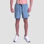 2in1 Shorts Essence Blue - GymBeam XXL