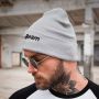 Winter Beanie Grey - GymBeam uni